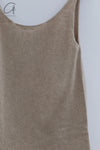 BASERANGE Camisole BAS-KNRT-RC-SU24-NATURALE